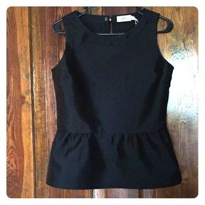 Vineyard Vines Peplum Top, Black